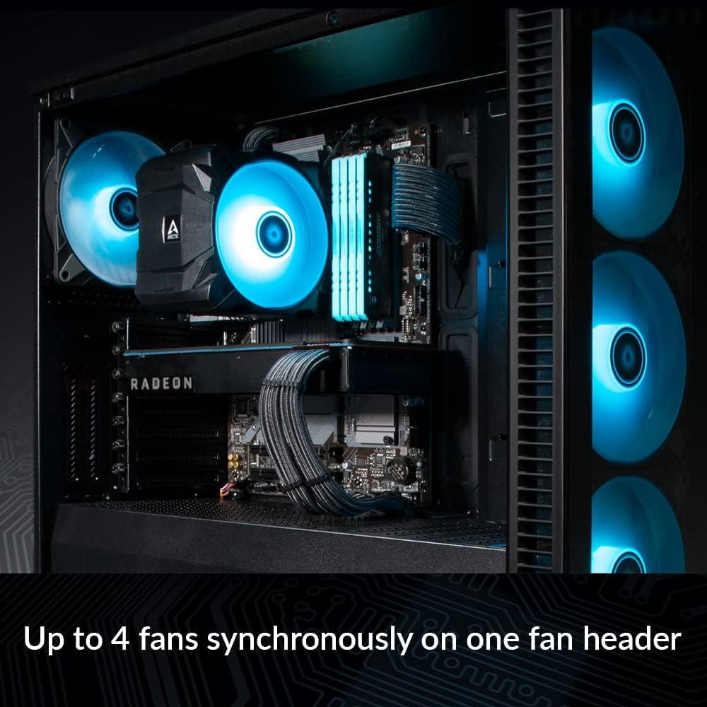 Cable Divisor de Ventilador PWM 4 Pines ARCTIC 70 cm - Negro