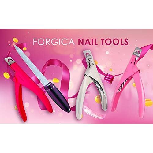 Cortauñas Acrílico Profesional Forgica FG-2121 Acero Inoxidable