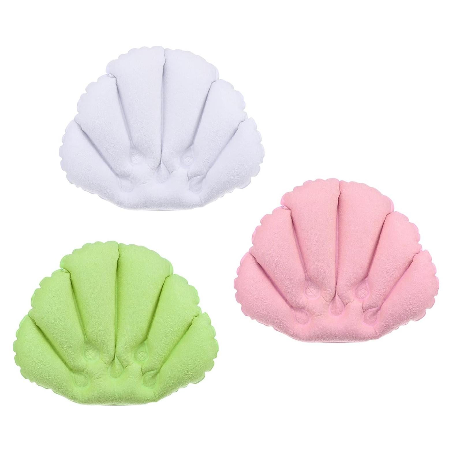 Almohada de Baño Inflable PATIKIL - 3 Piezas Soporte Cuello