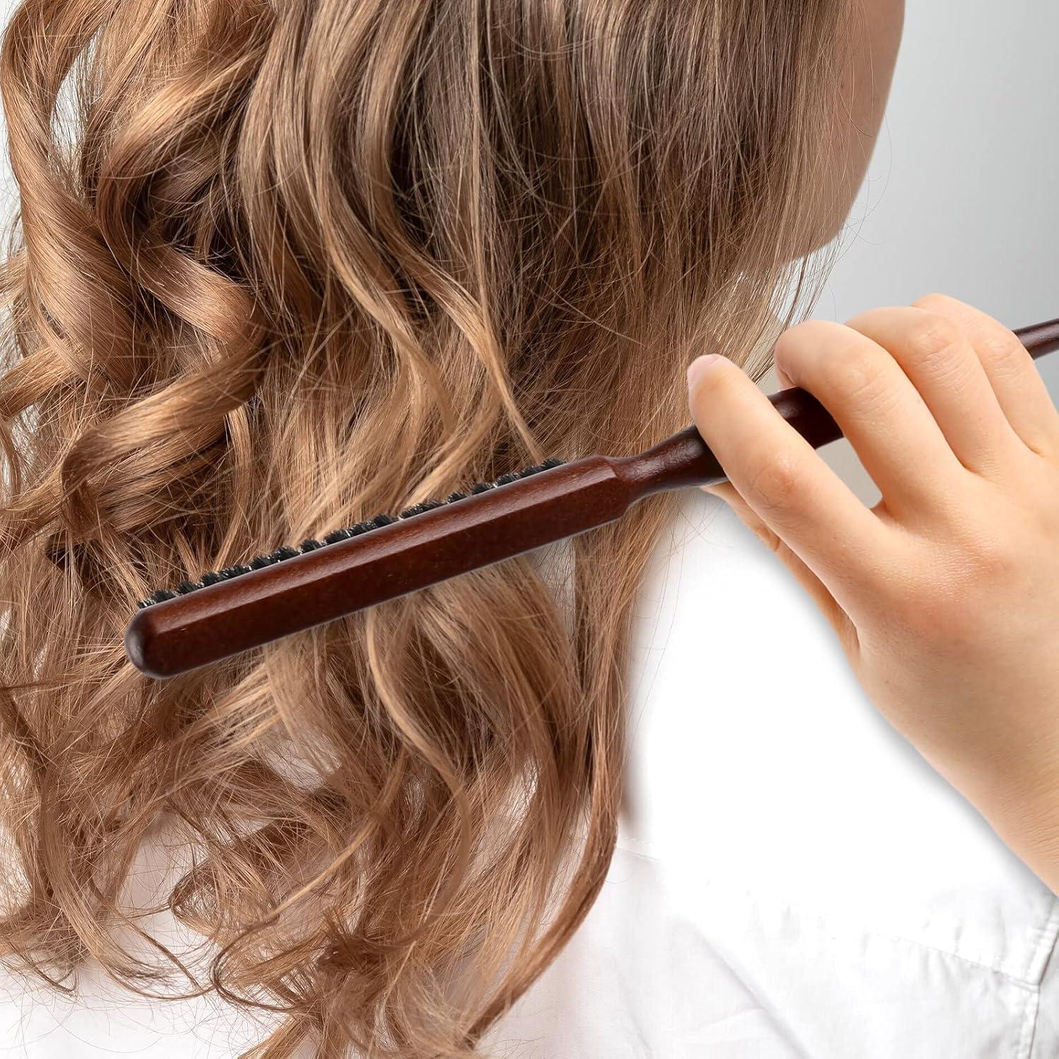 Cepillo de Cerdas de Jabalí Sliverdew 24cm para Todo Tipo de Cabello