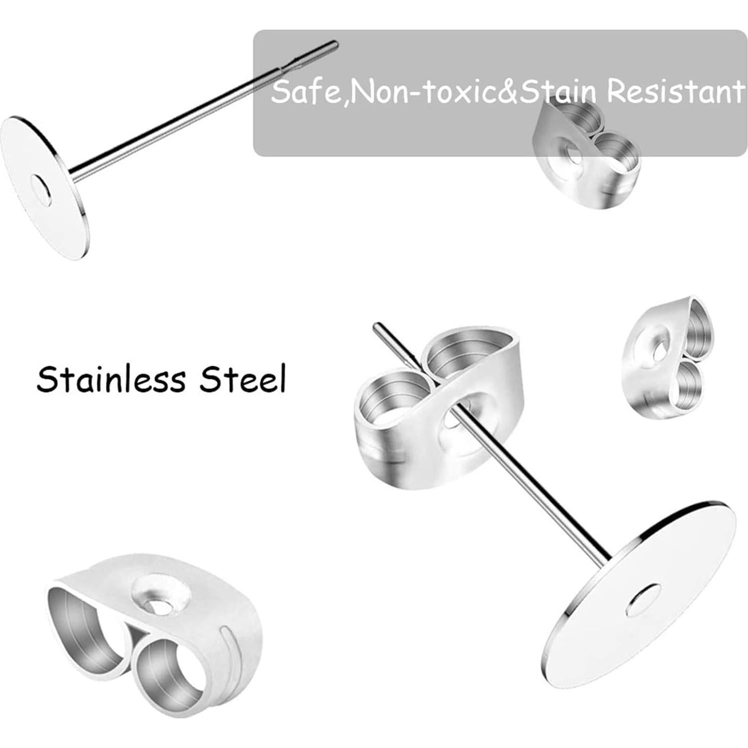 Kit de Aretes DIY N NOROCME 664 Piezas Acero Inoxidable