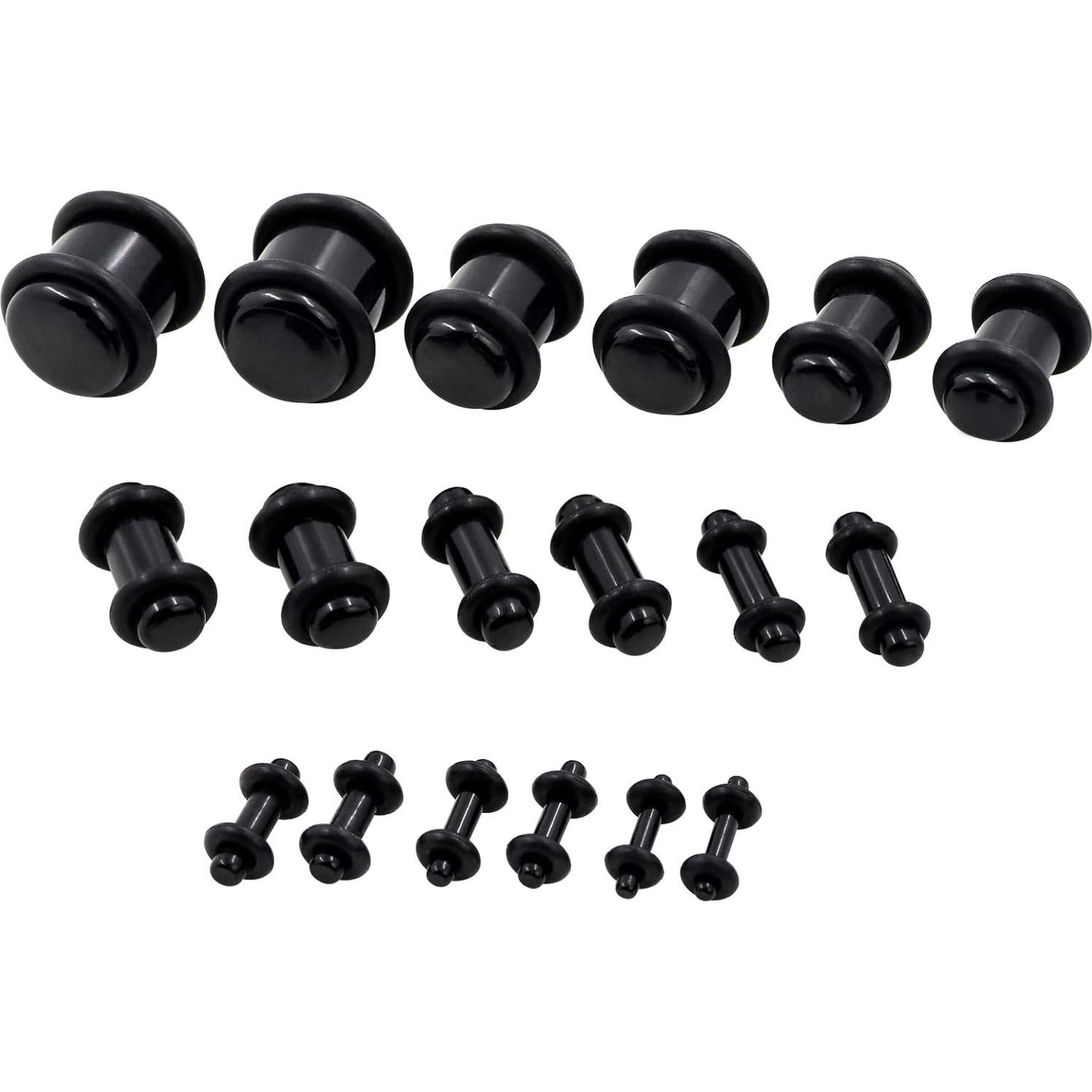 Kit de Estiramiento de Orejas Oyaface 54 Piezas 14G-00G Acrílico