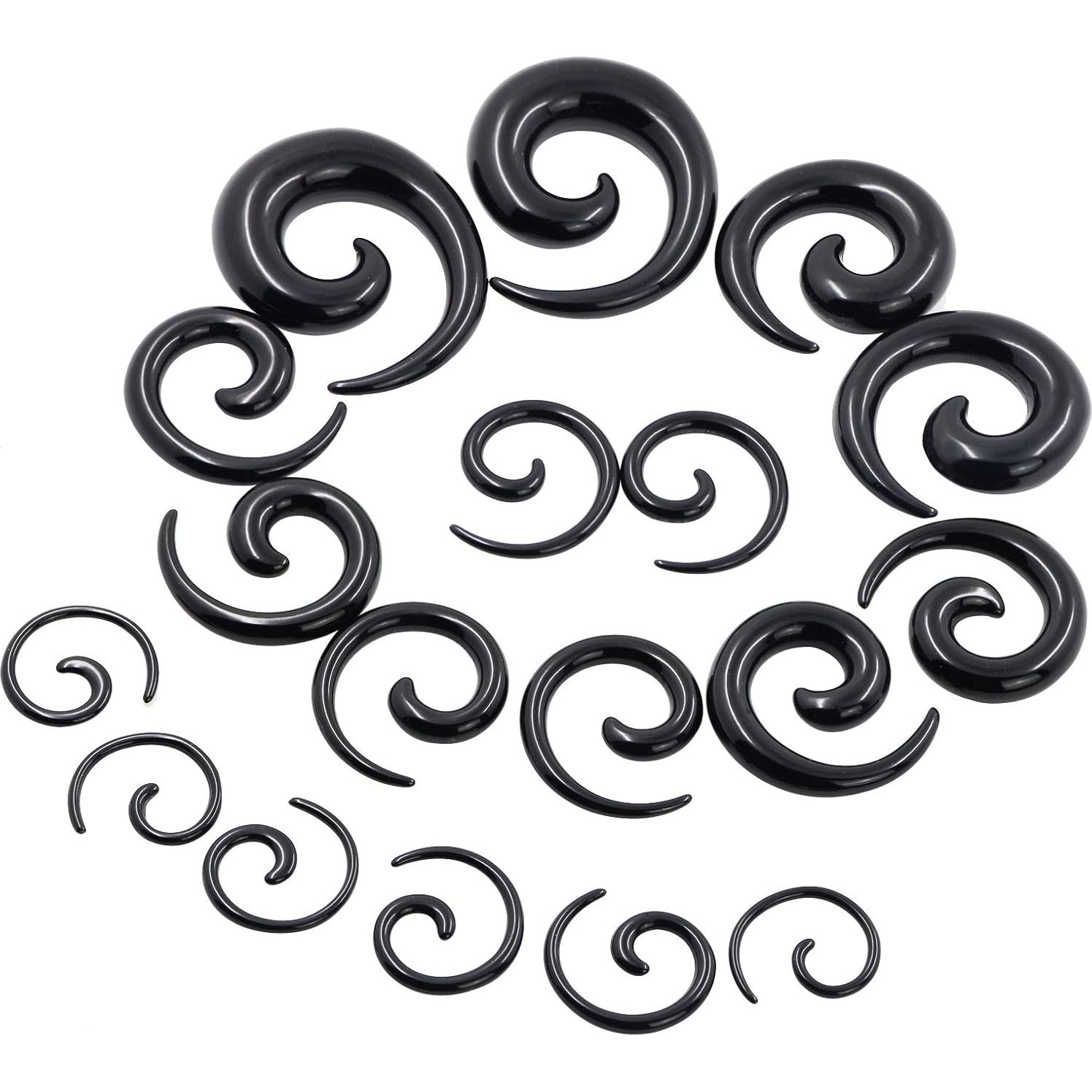 Kit de Estiramiento de Orejas Oyaface 54 Piezas 14G-00G Acrílico