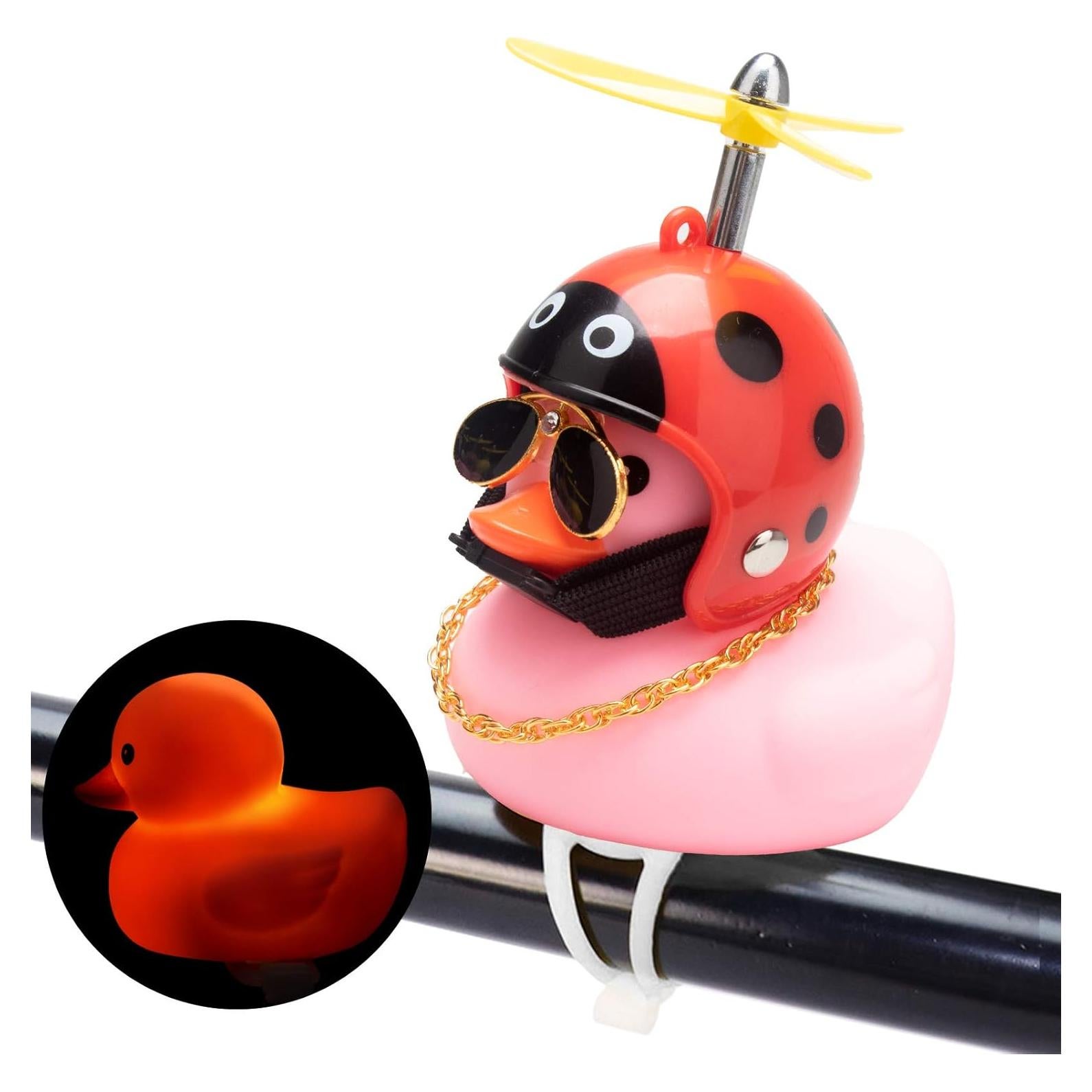 Timbre de Bicicleta Pato de Goma Wonuu con Accesorios