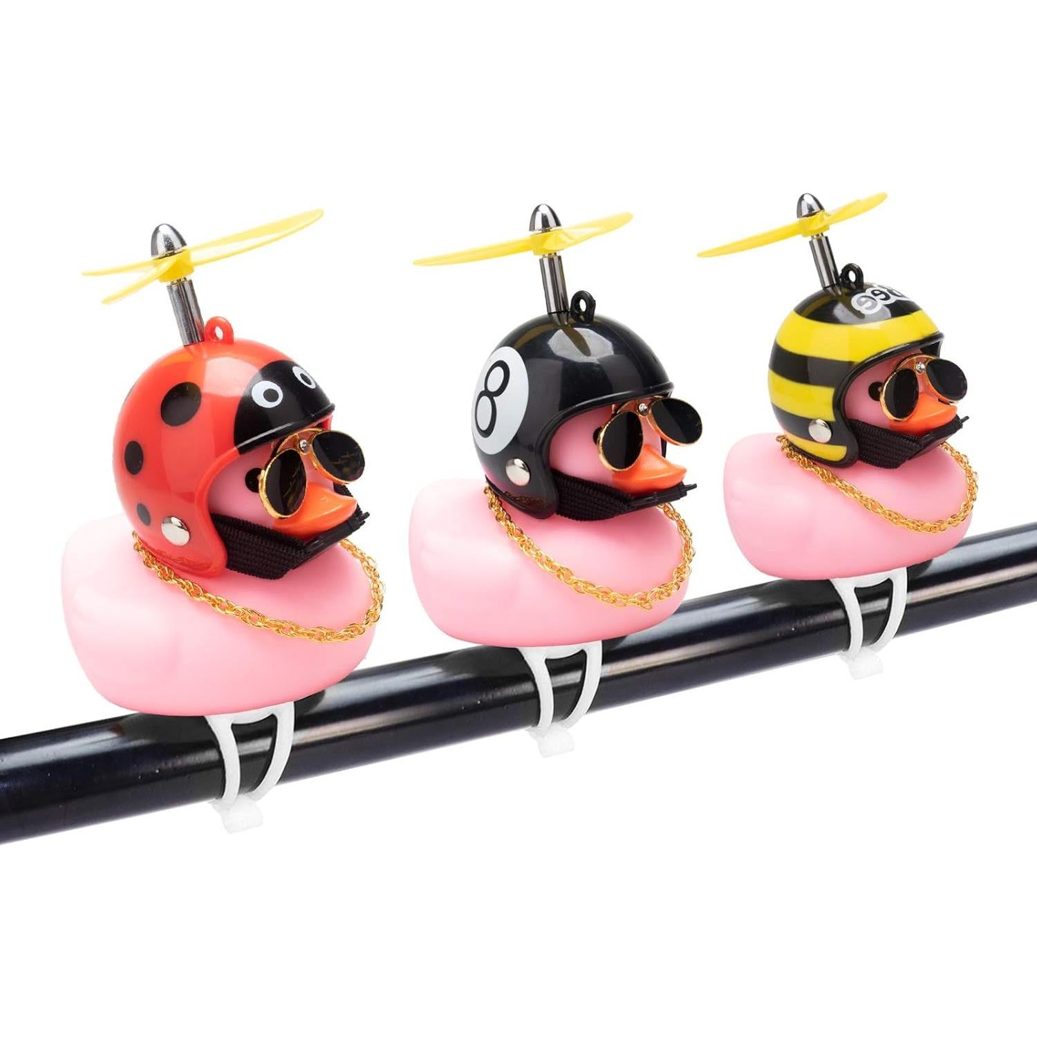 Timbre de Bicicleta Pato de Goma Wonuu con Accesorios