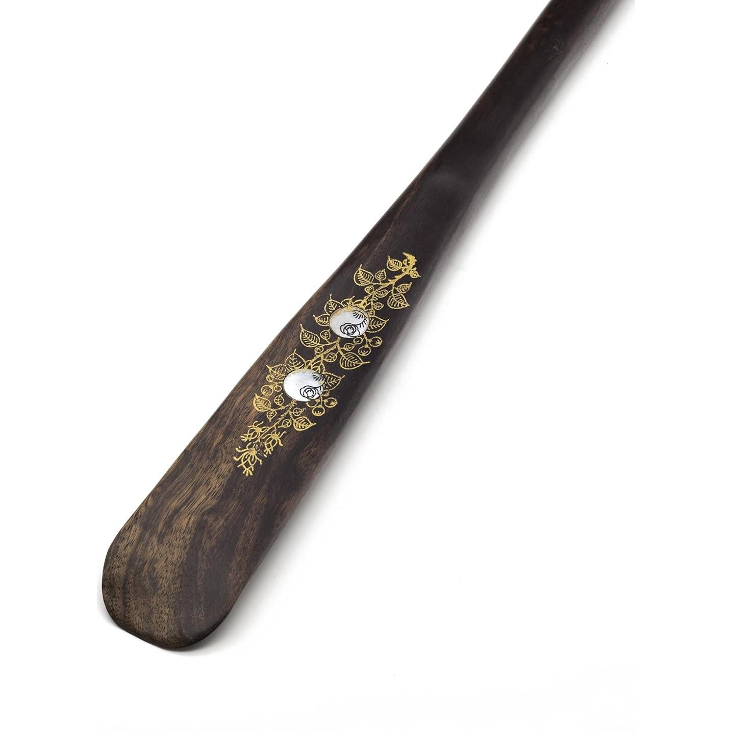 Cuerno de zapato de madera roja Vietnamita Y-Nut 50 cm