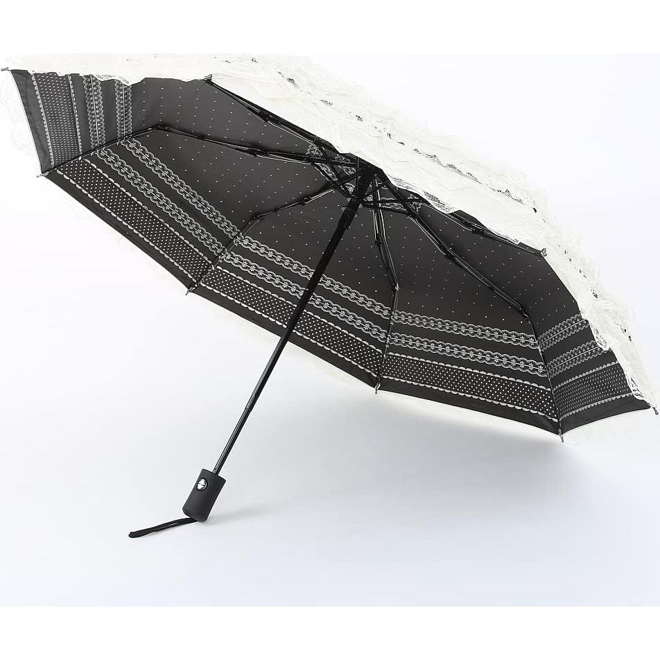 Paraguas de viaje automático Wendin con protección UV - Beige