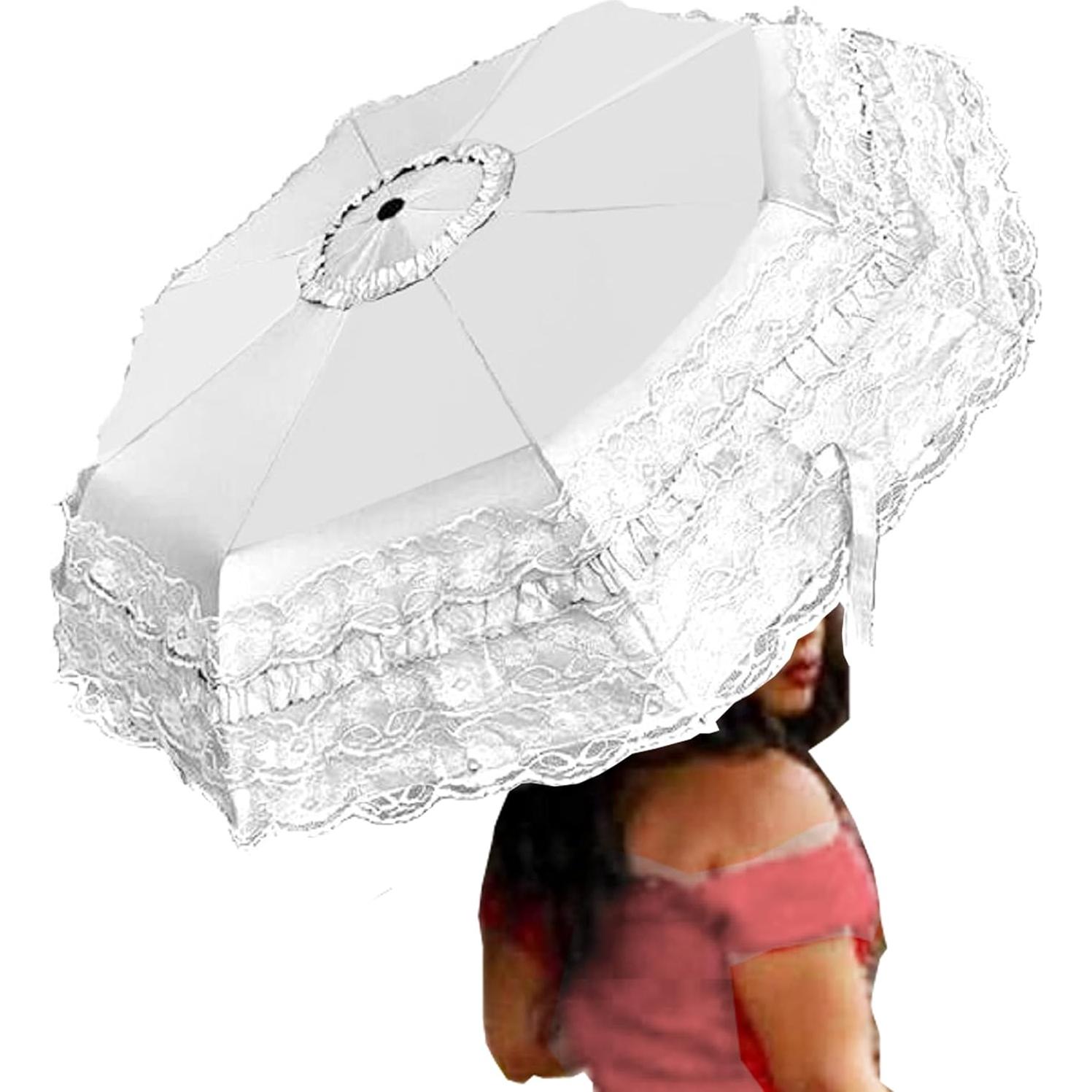 Paraguas de viaje automático Wendin con protección UV - Beige