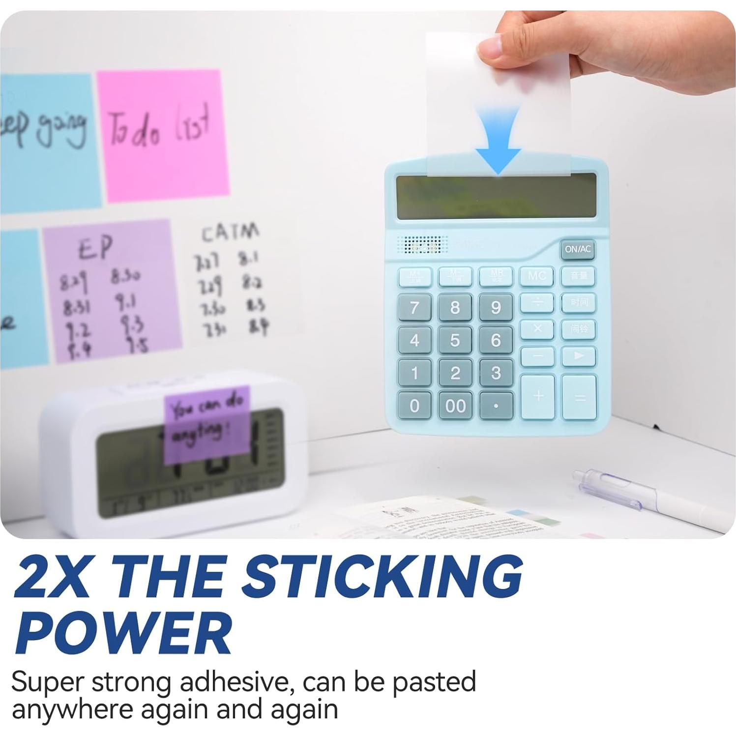 Notas Adhesivas Transparentes Tecolu 800 Hojas 13 Paquetes