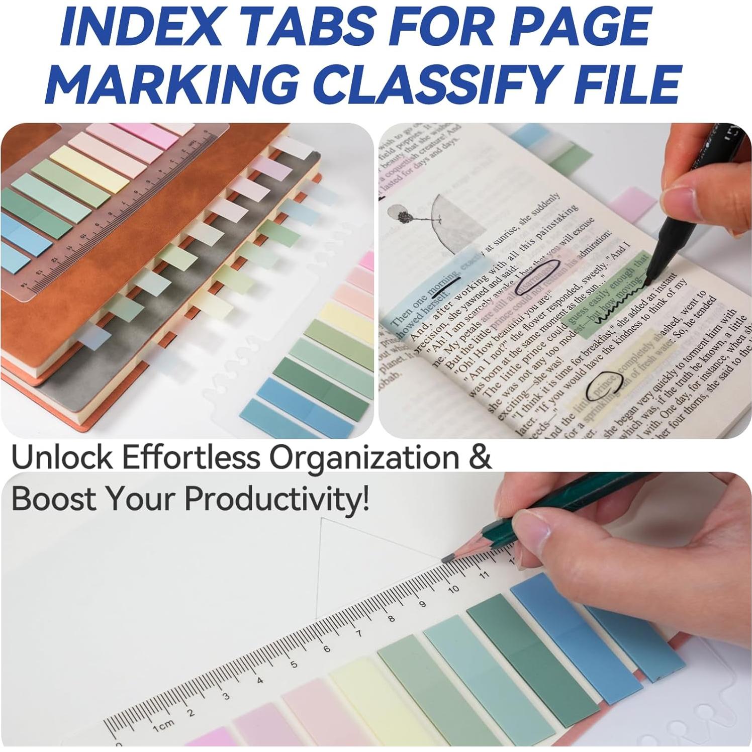 Notas Adhesivas Transparentes Tecolu 800 Hojas 13 Paquetes