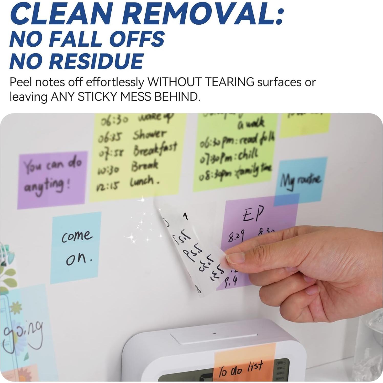 Notas Adhesivas Transparentes Tecolu 800 Hojas 13 Paquetes