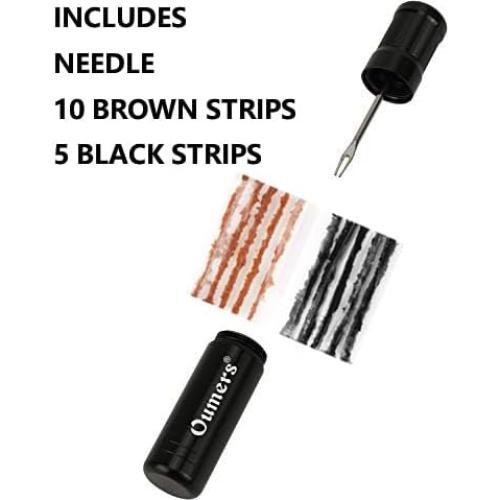 Kit de Reparación de Neumáticos Tubeless Oumers con 5 Tiras