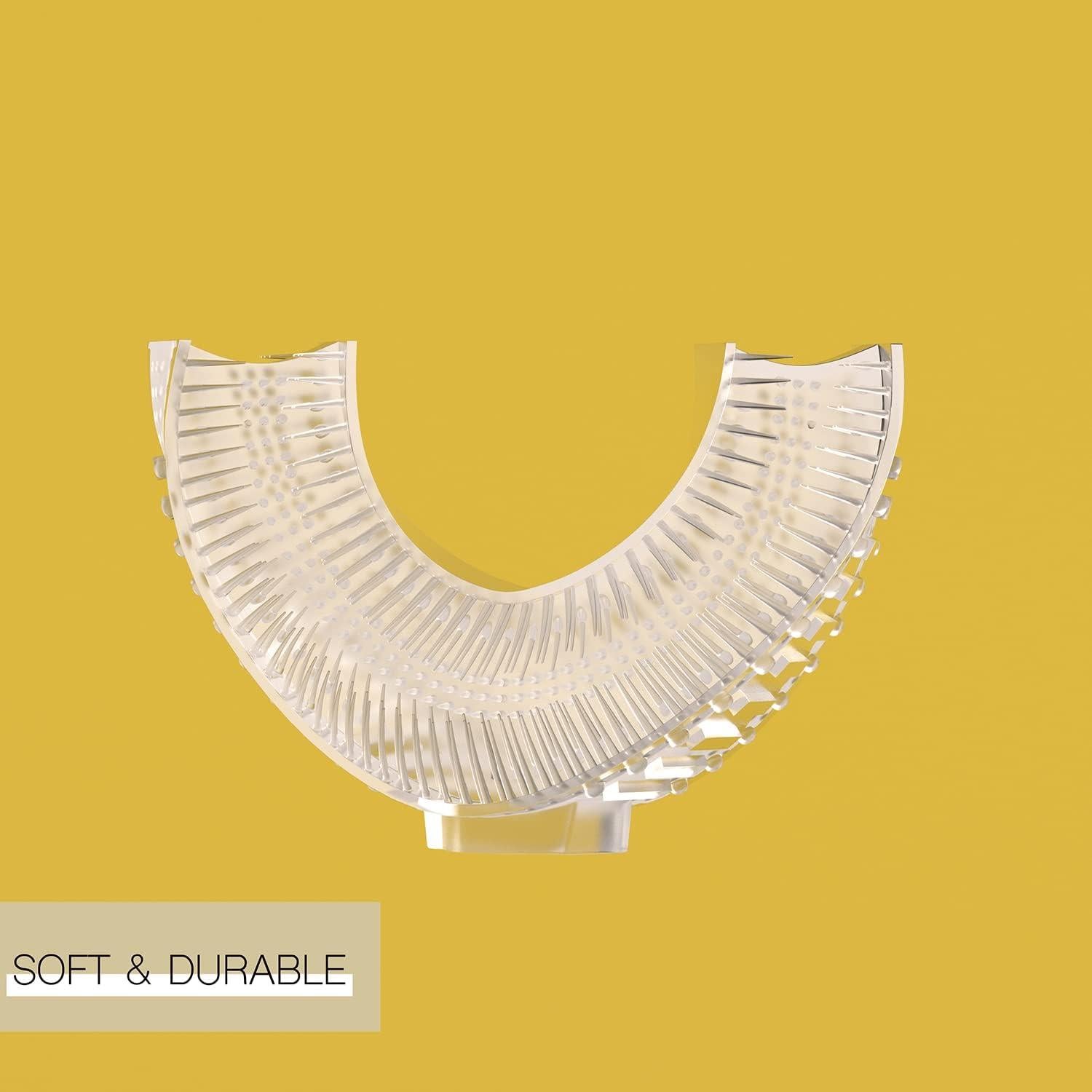 Cepillo de dientes en forma de U LEPGIFE para niños 2-6 años - 4 paquetes