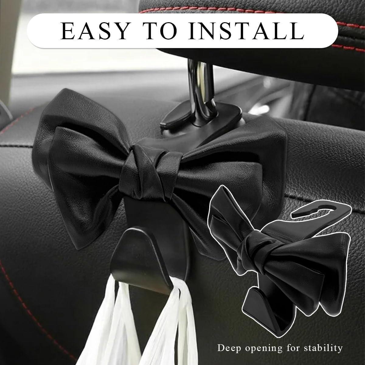 Soporte de Bolsa para Ganchos de Coche SHMZK - 2 Piezas Negro