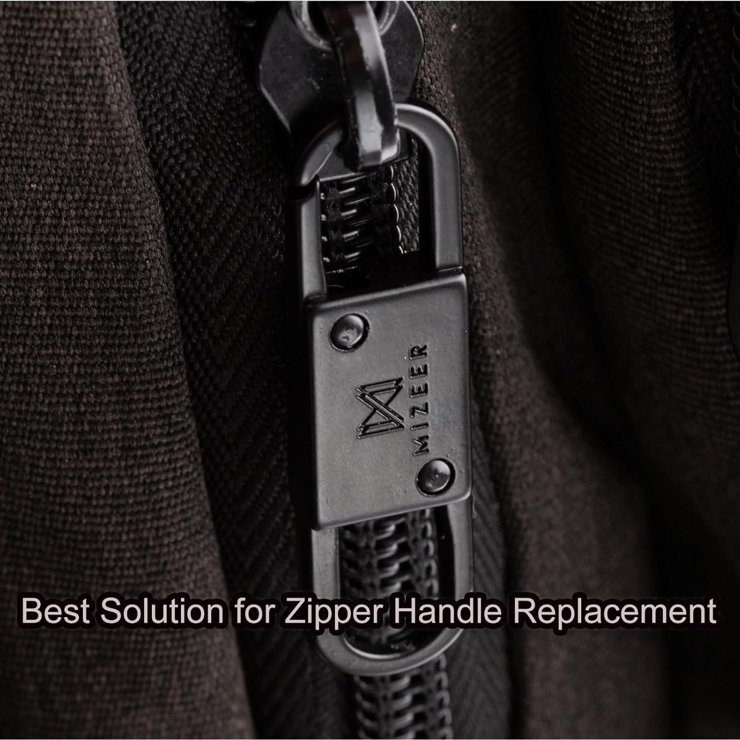 Clips Antirrobo Mizeer para Cremalleras - 2 Tamaños, 4 Piezas