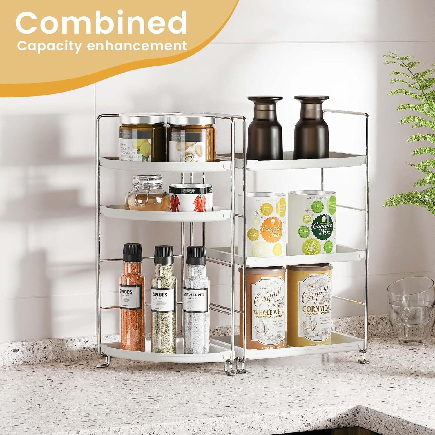 Organizador de Baño de 3 Niveles JANUS LiANG Cromo