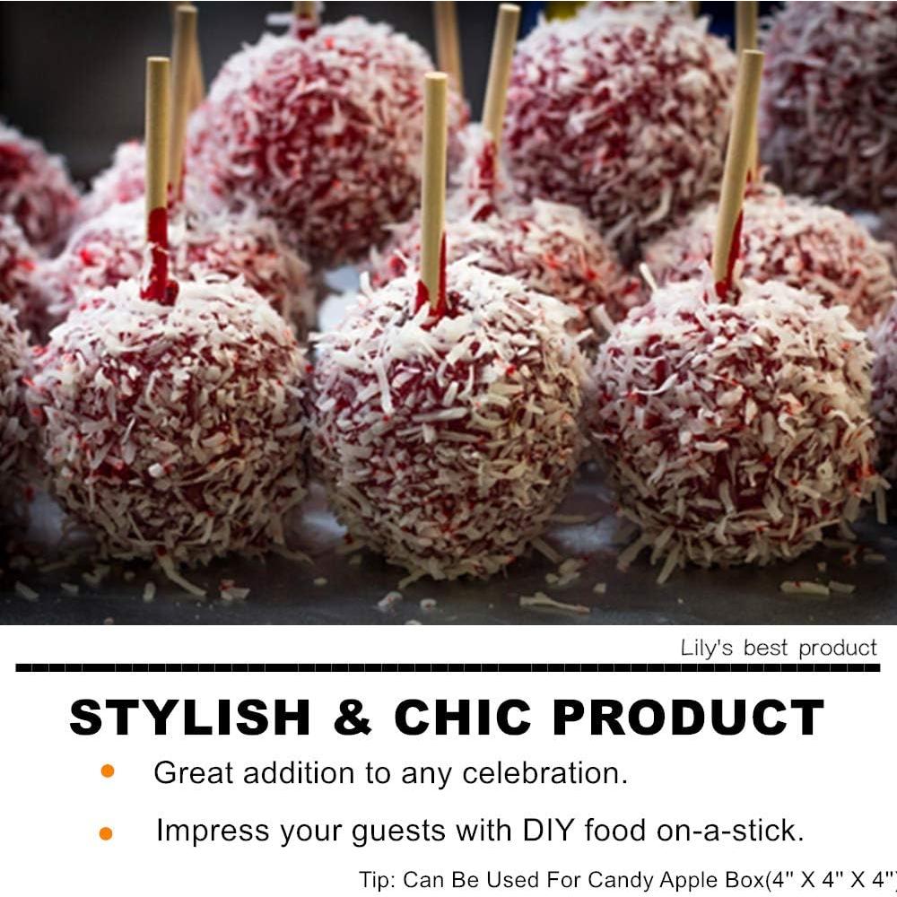 Pinchos de Bambú HOPELF Semi Punta 14 cm 100 pcs para BBQ