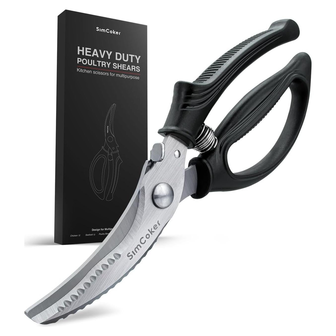 Tijeras de Cocina SimCoker para Aves - Acero Inoxidable 24.5 cm