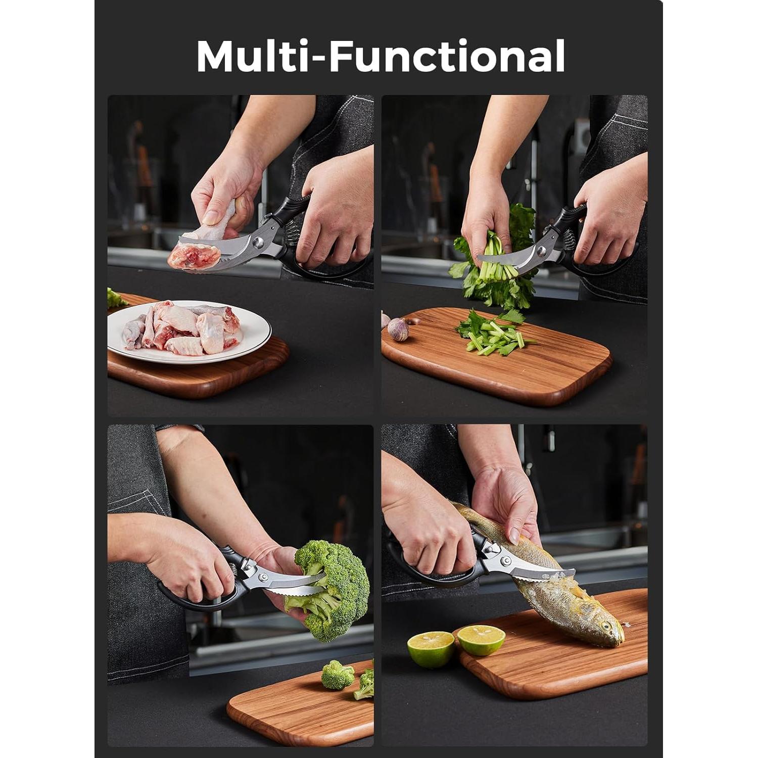 Tijeras de Cocina SimCoker para Aves - Acero Inoxidable 24.5 cm