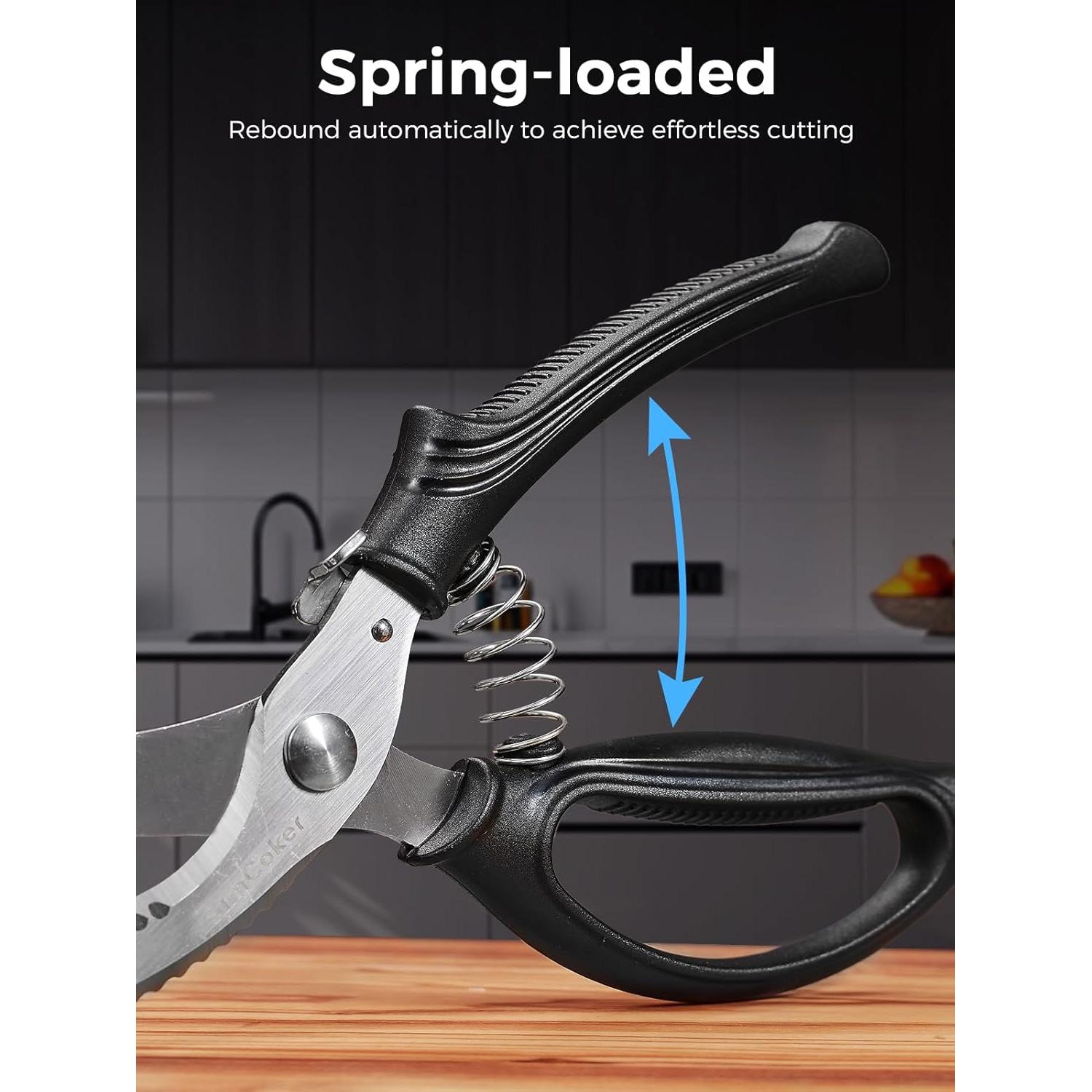 Tijeras de Cocina SimCoker para Aves - Acero Inoxidable 24.5 cm