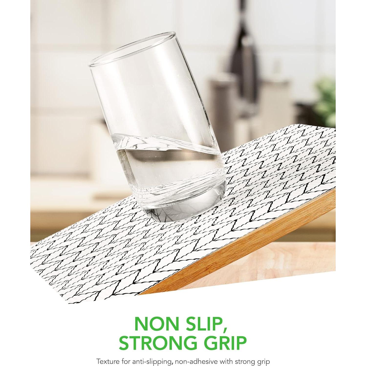 Forro de Estante Antideslizante Jersow 30.48x61 cm Blanco