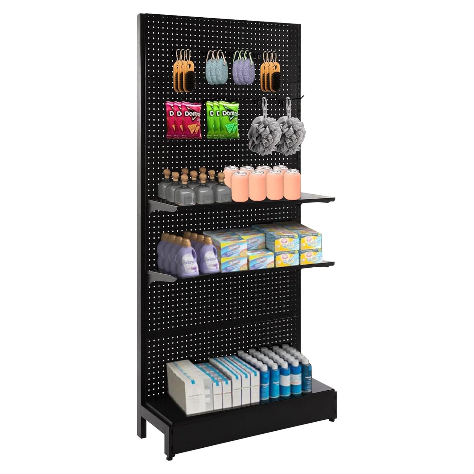 Soporte de Exhibición NectaCol Pegboard 94x196 cm Negro