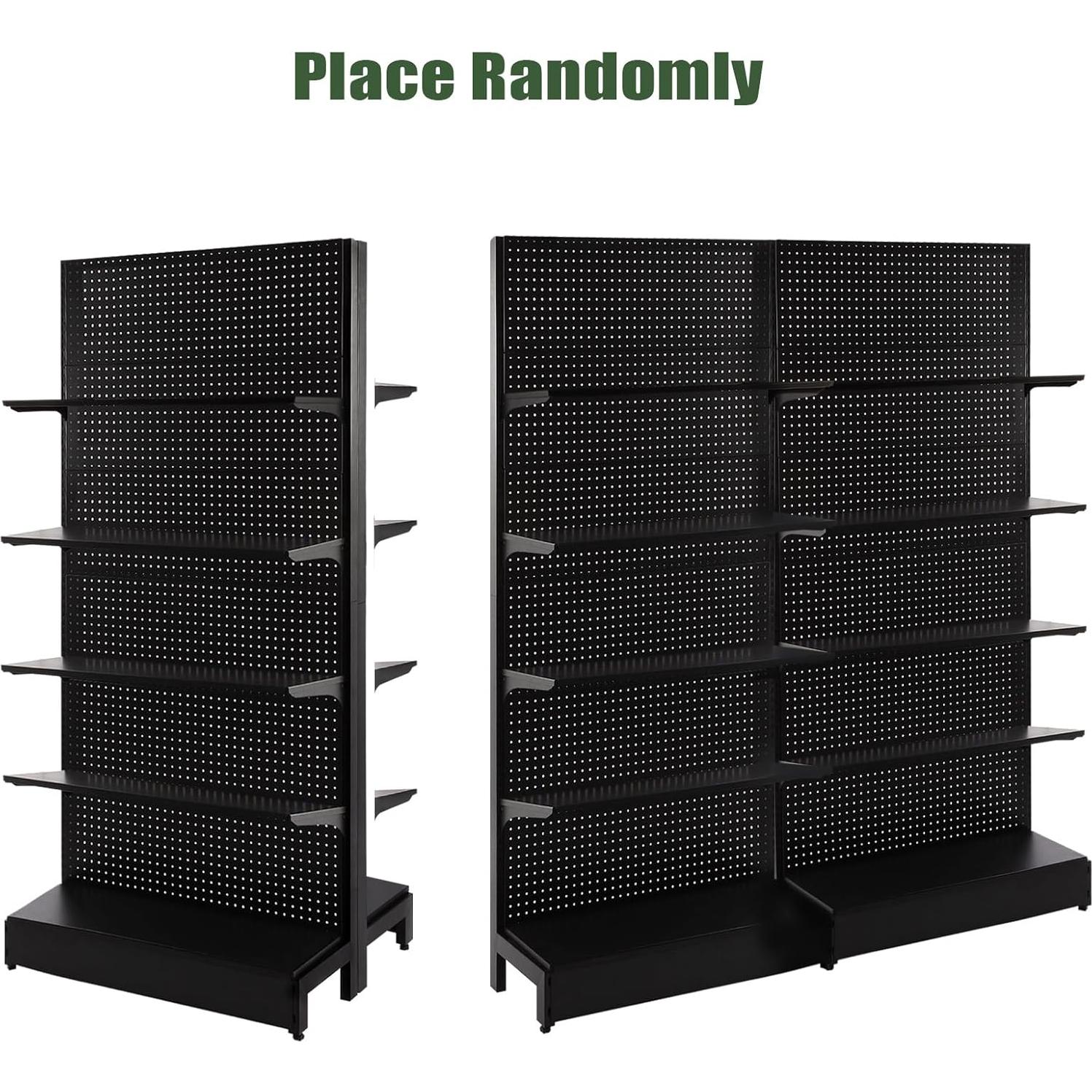 Soporte de Exhibición NectaCol Pegboard 94x196 cm Negro