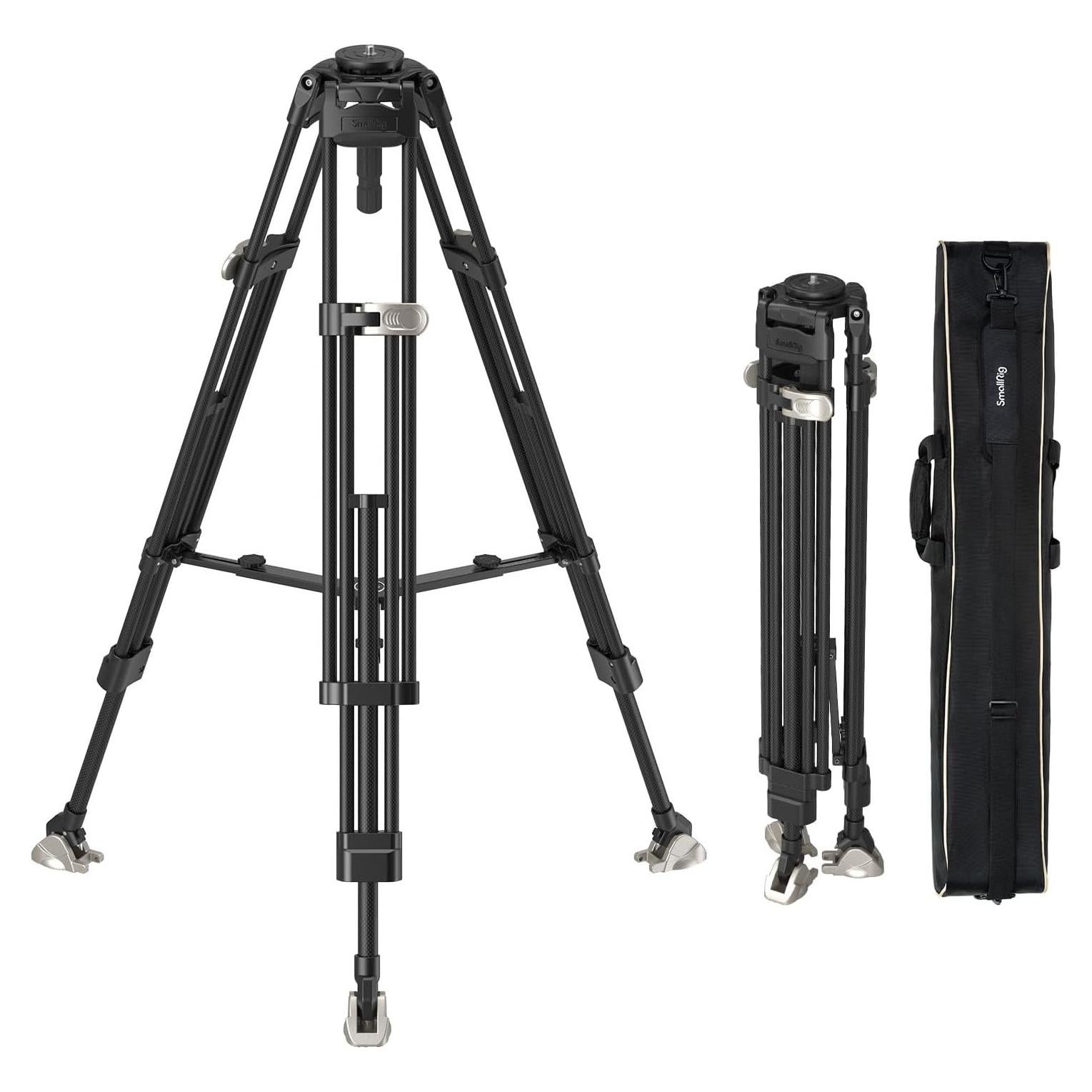 Trípode de Video de Carbono SmallRig 4167, 182 cm, 25 kg