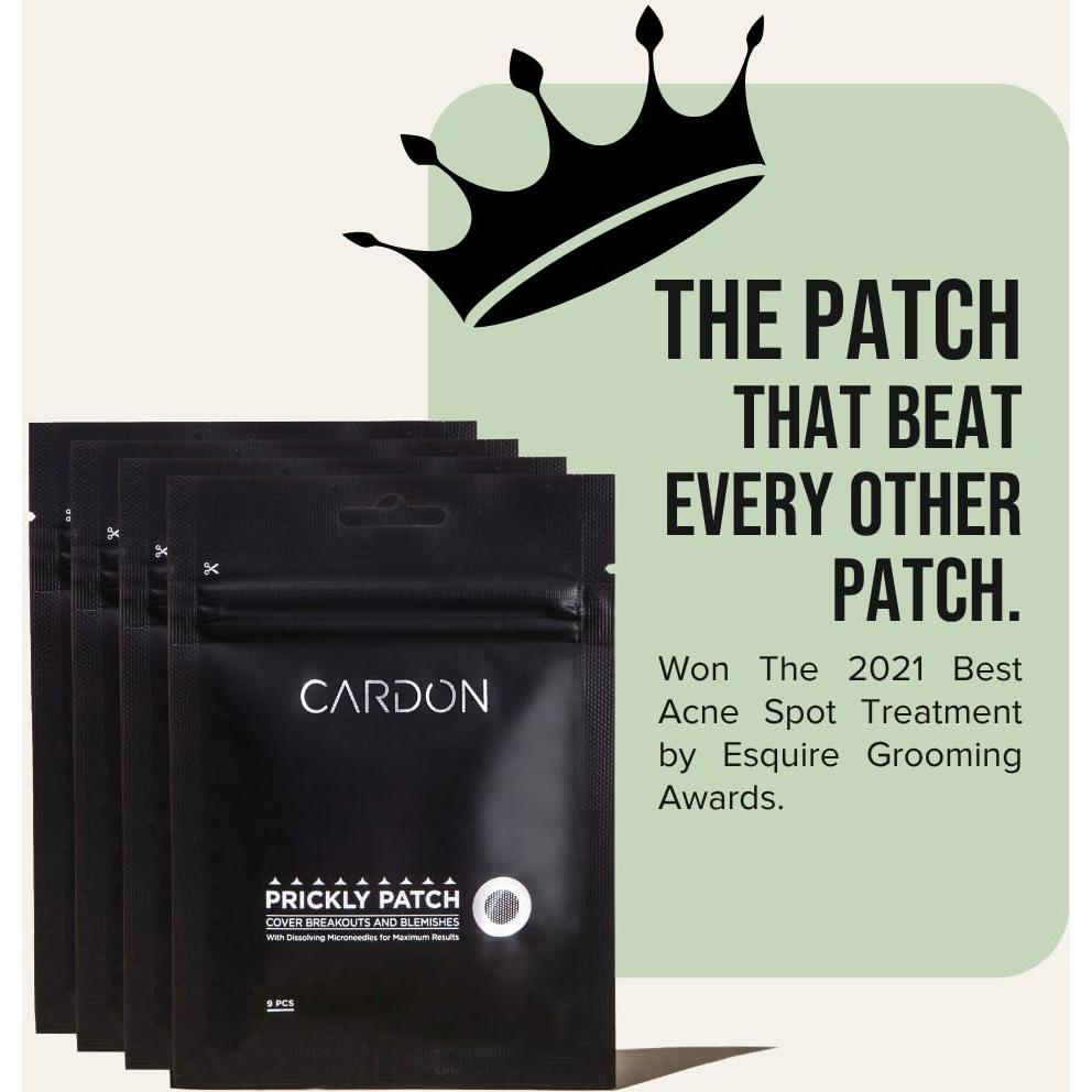 Parche Microneedle Cardon para Acné - 9 Unidades con Ácido Salicílico