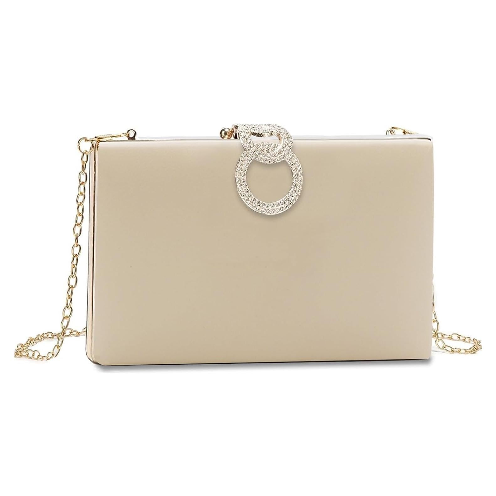 Bolso de Noche Clutch Nude para Mujeres - Elegante y Versátil