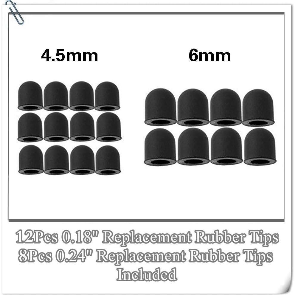 Lápiz Táctil Metro 2-en-1 con 20 Puntas de Goma Reemplazables