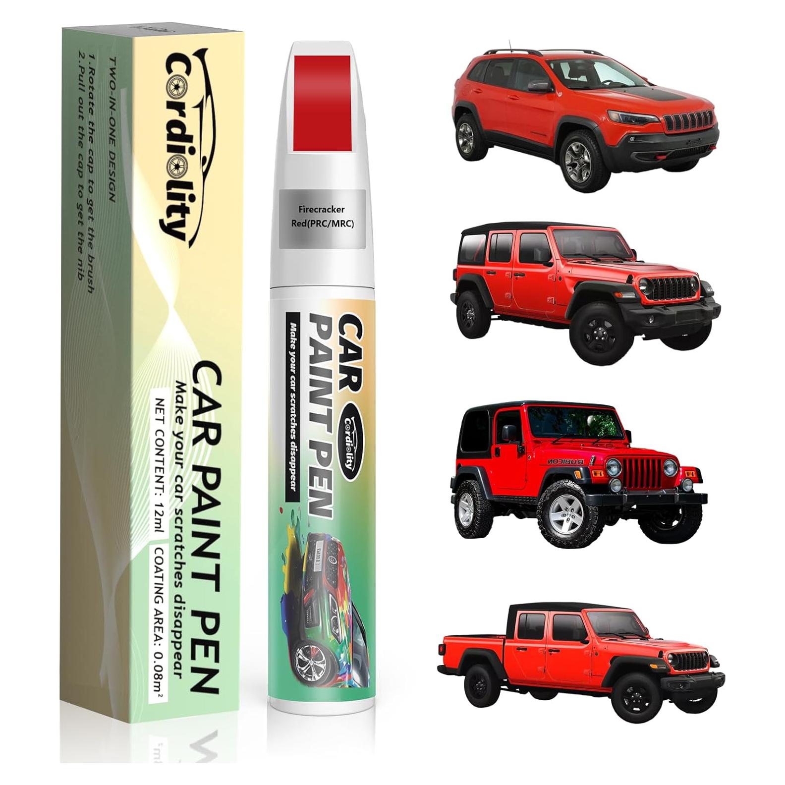 Bolígrafo Removedor de Rayones Cardiality Jeep Rojo Explosivo