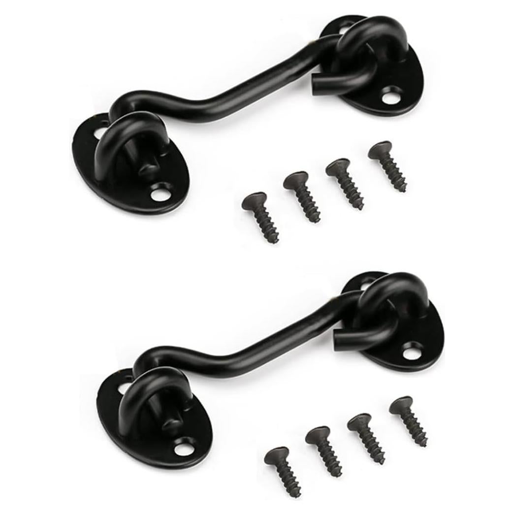 Gancho y Ojo de Privacidad MIKMAYTOO para Puerta de Granero 15.24 CM