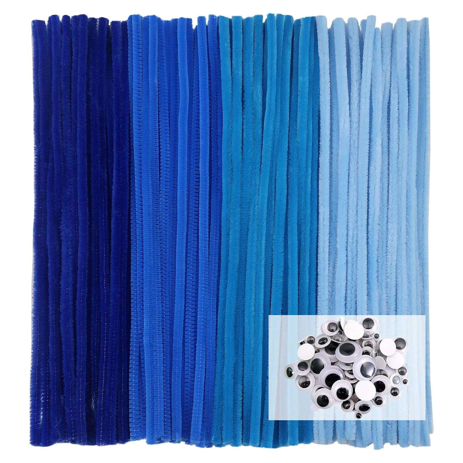 Juego de Suministros para Manualidades TOAOB 200pcs Limpiapipas y Ojos Móviles
