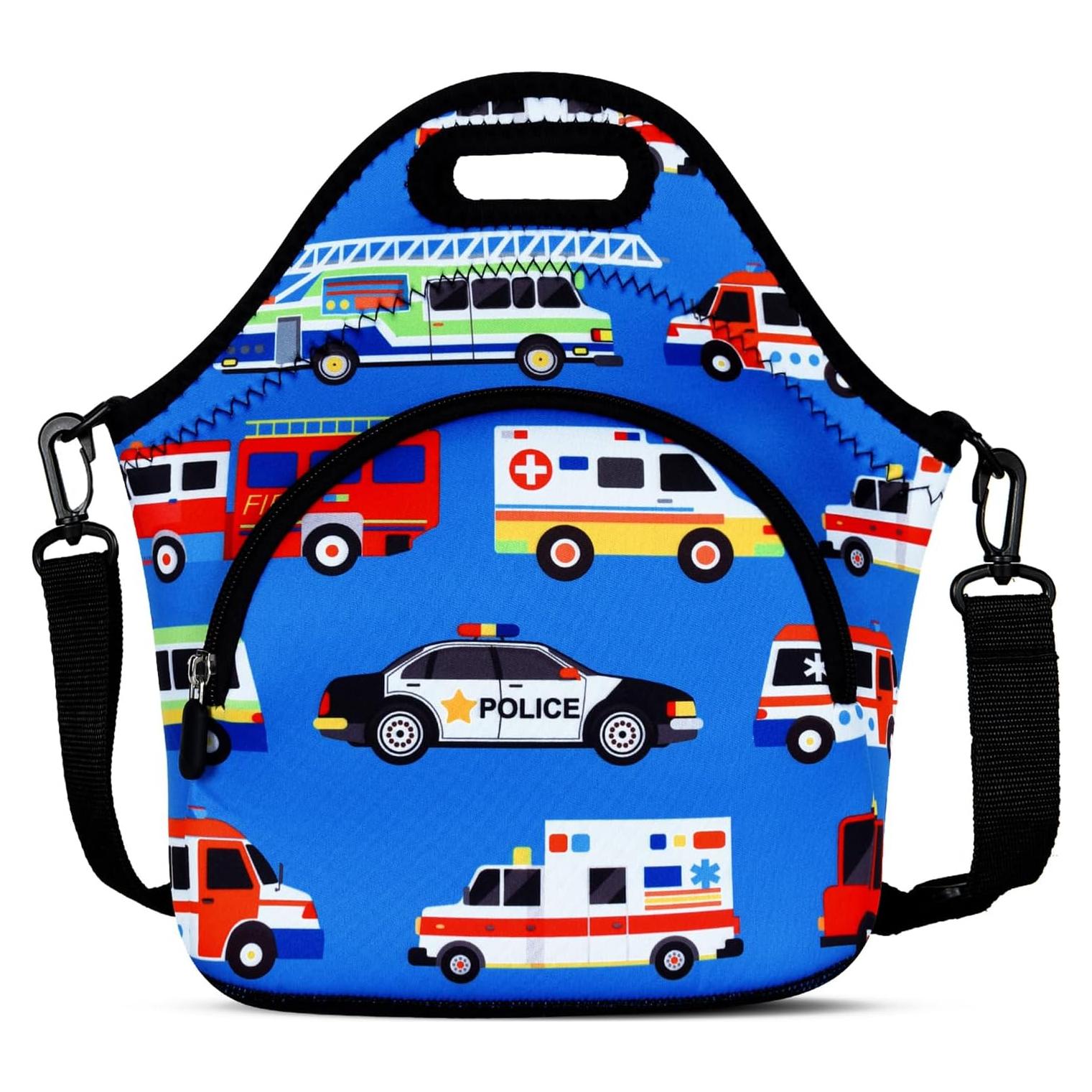 Bolsa de Almuerzo Térmica Niebla Violeta Neopreno Azul 12.9L