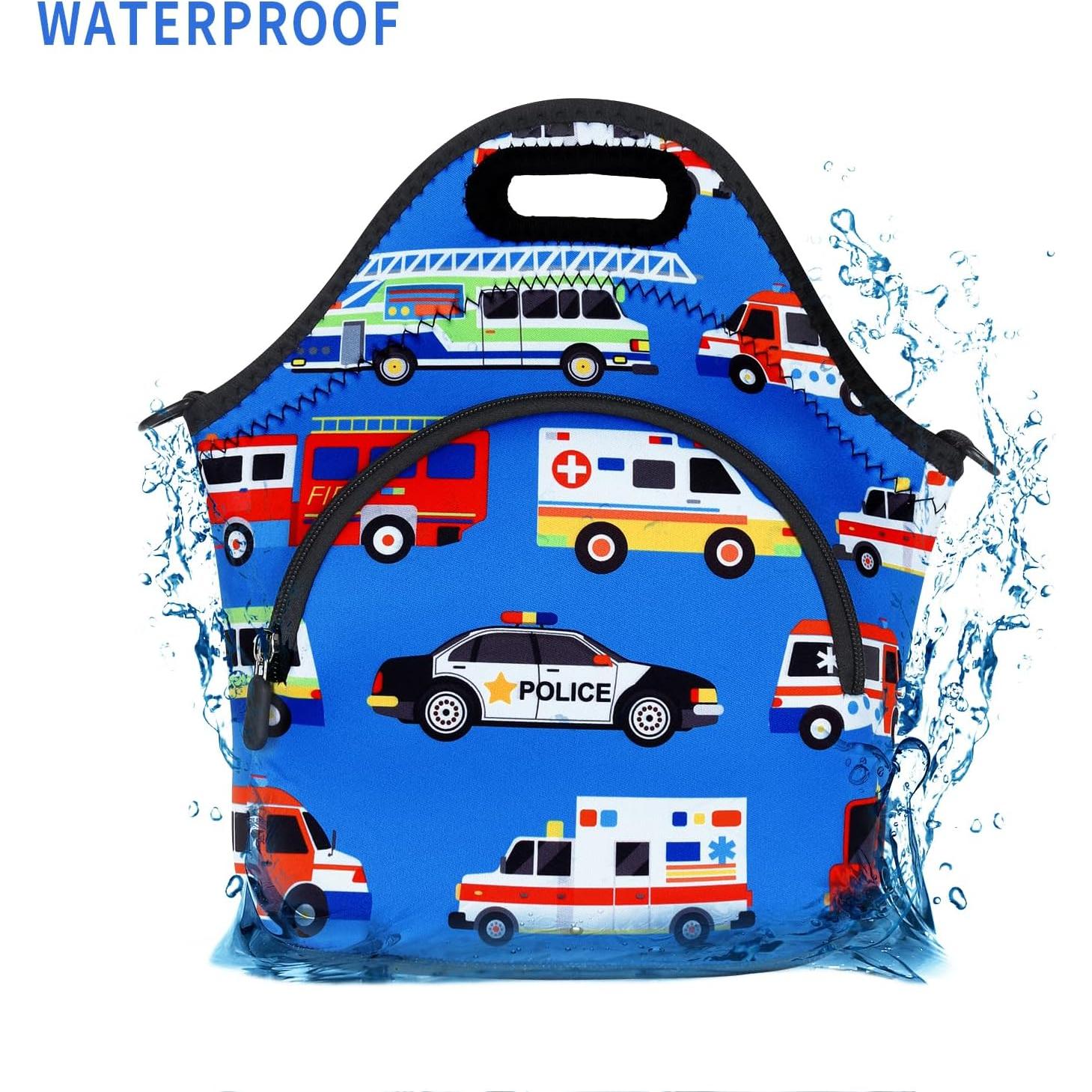 Bolsa de Almuerzo Térmica Niebla Violeta Neopreno Azul 12.9L