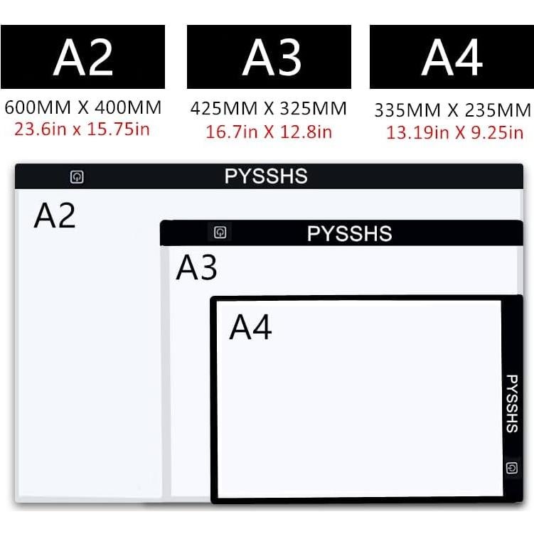 Almohadilla de luz LED A2 PYSSHS con 3 niveles de brillo