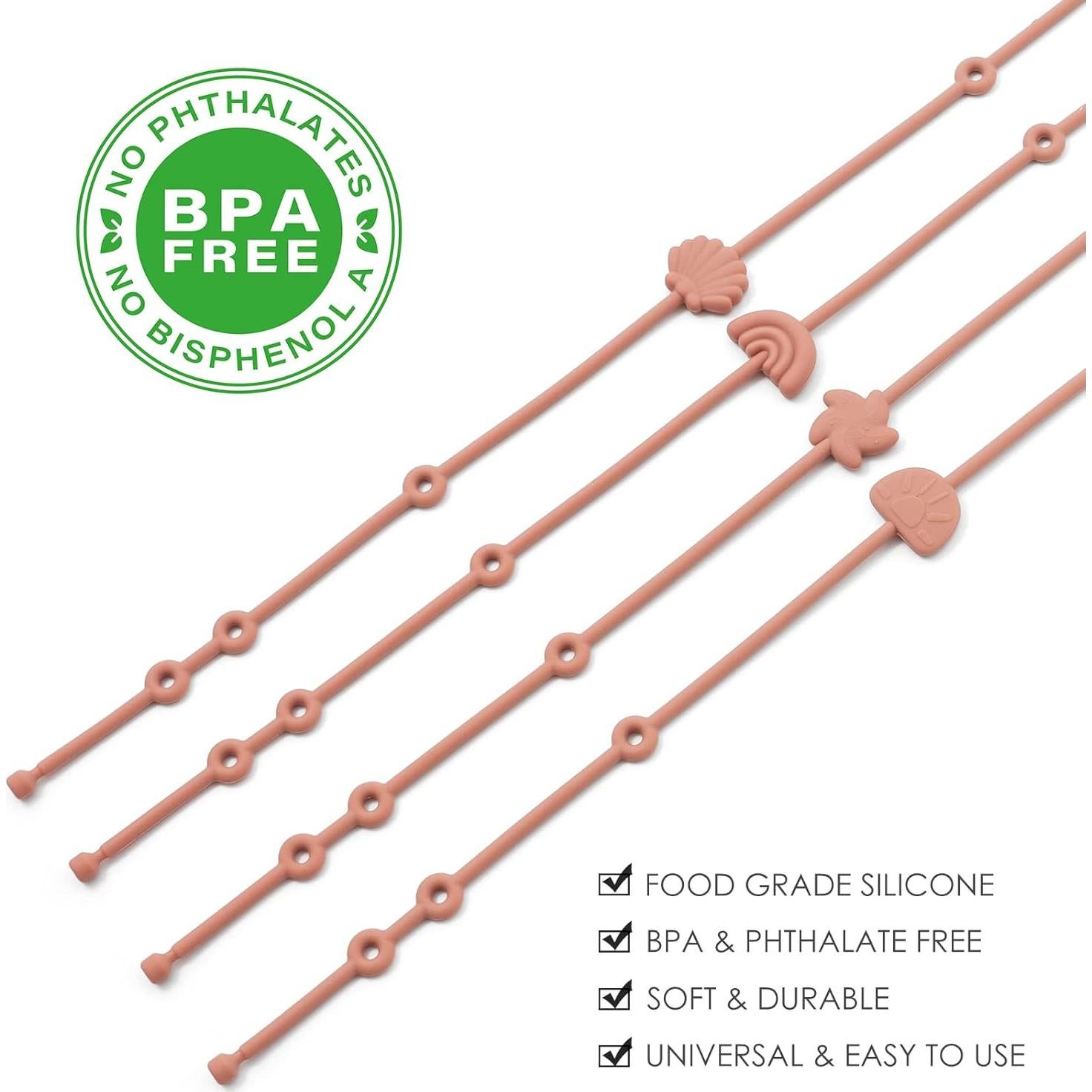 Correas de Juguete de Silicona Andy Bear - Azul Polvoriento