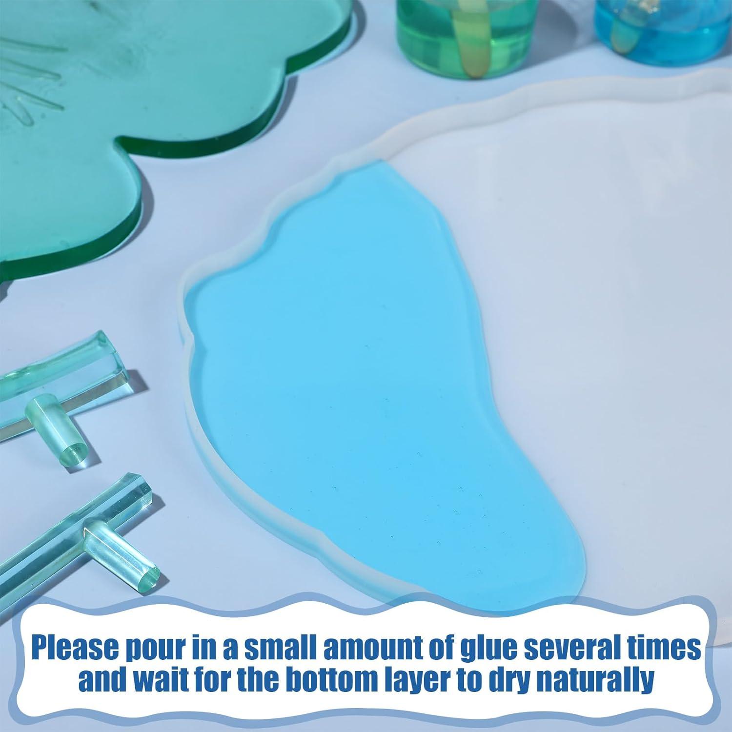 Moldes de Silicona Grande meekoo para Joyas y Manualidades - 2 Pcs