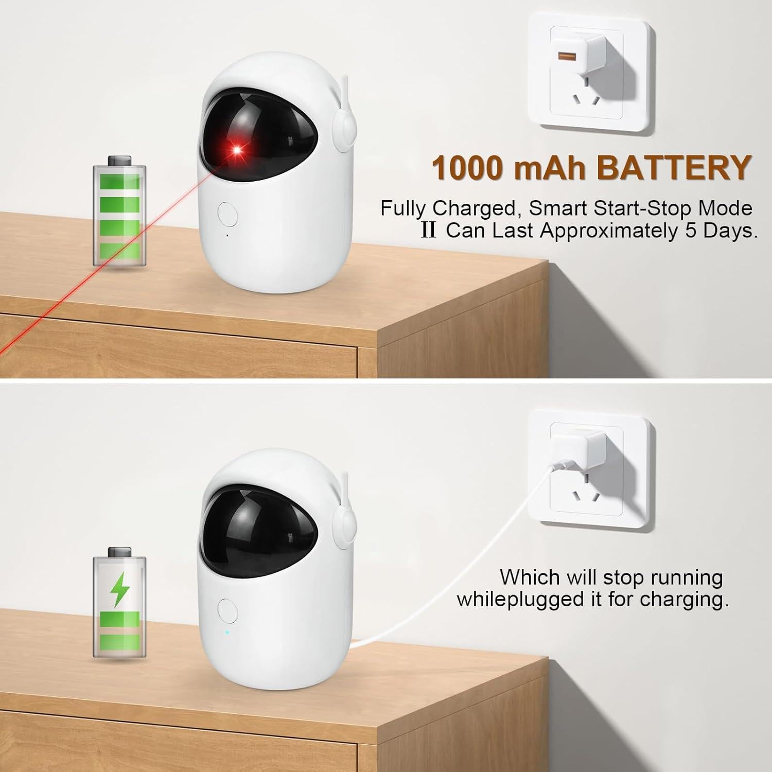 Juguete láser para gatos Simxihong C50-A 3 modos ajustables