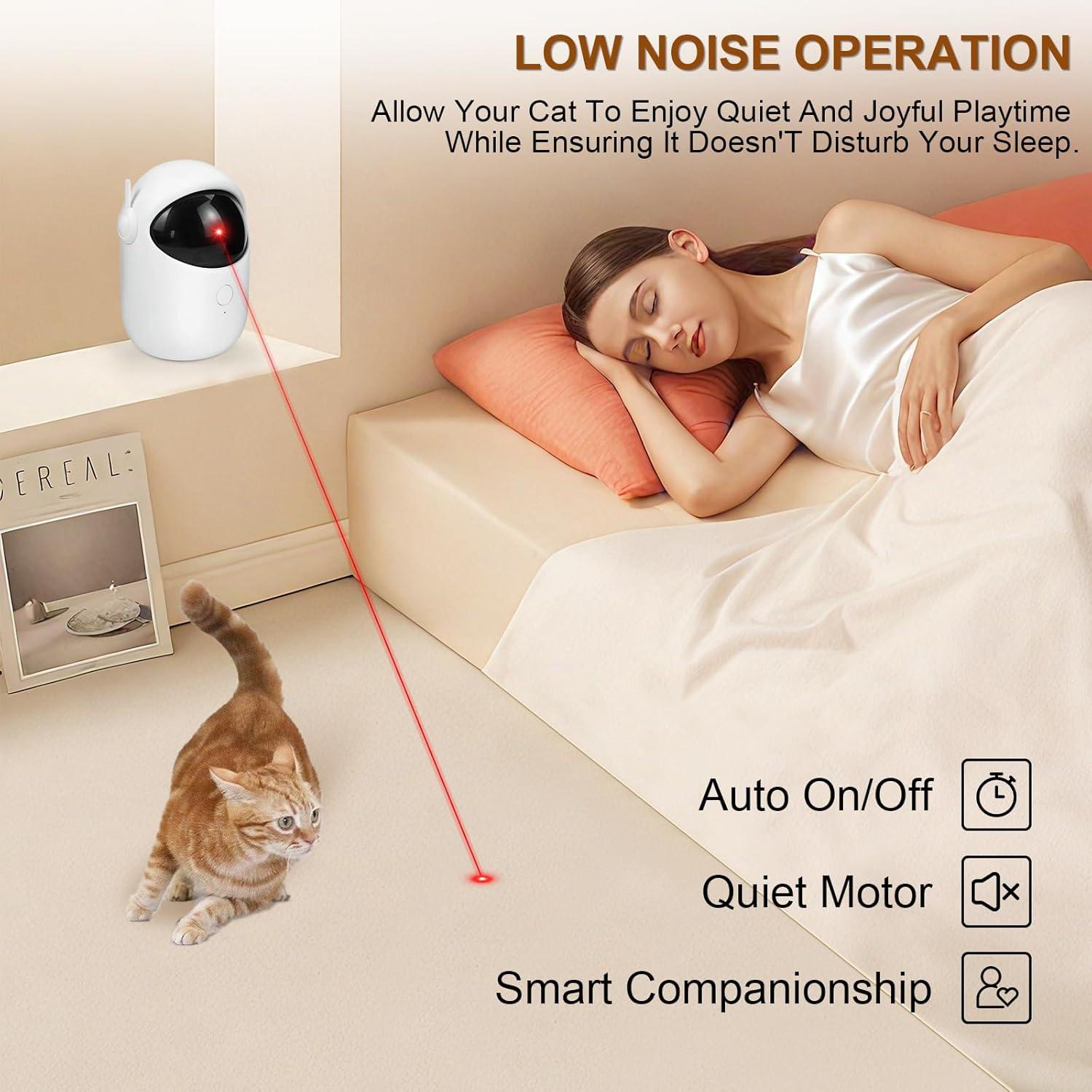 Juguete láser para gatos Simxihong C50-A 3 modos ajustables