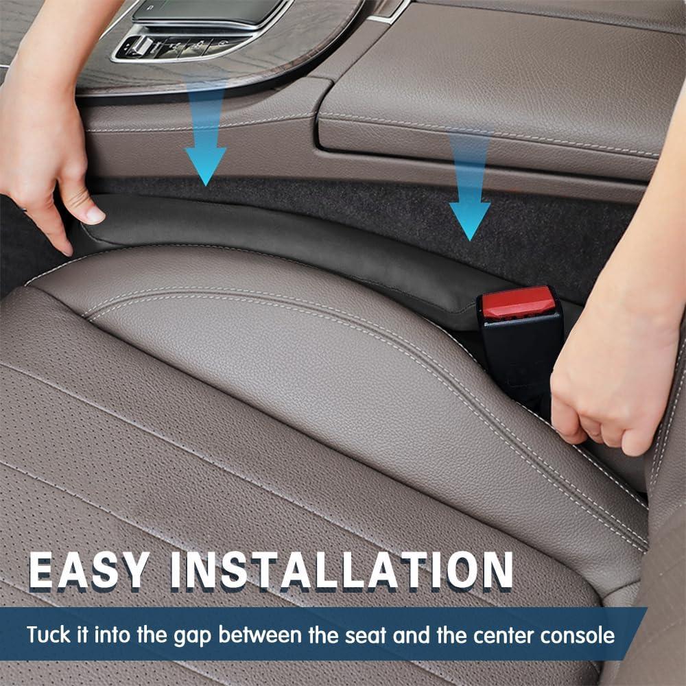 Relleno Espacio Asientos Coche 2PCS Middrivr Negro Universal