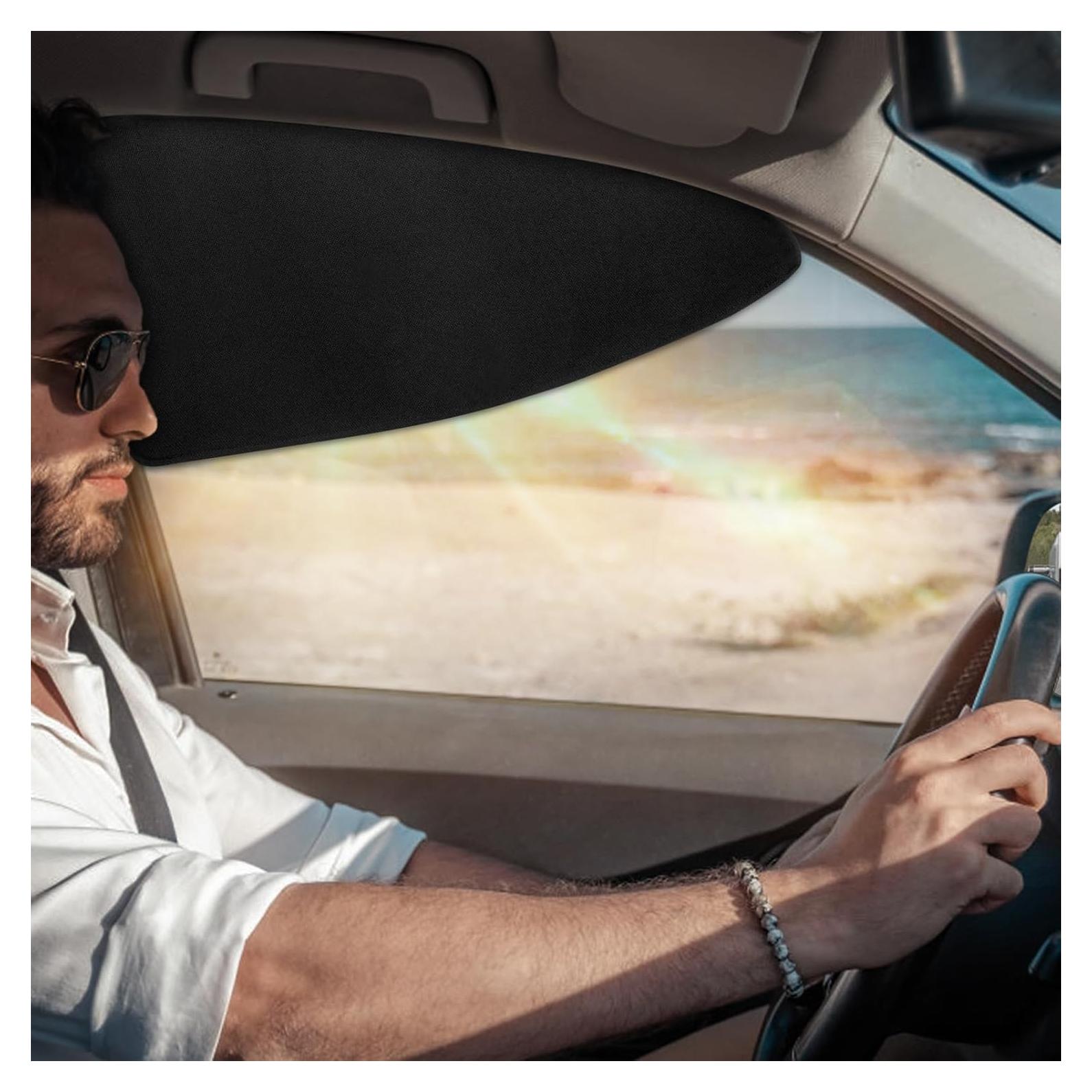 Sombrillas Magnéticas para Ventanas de Coche LSTRAGY 53x28 cm