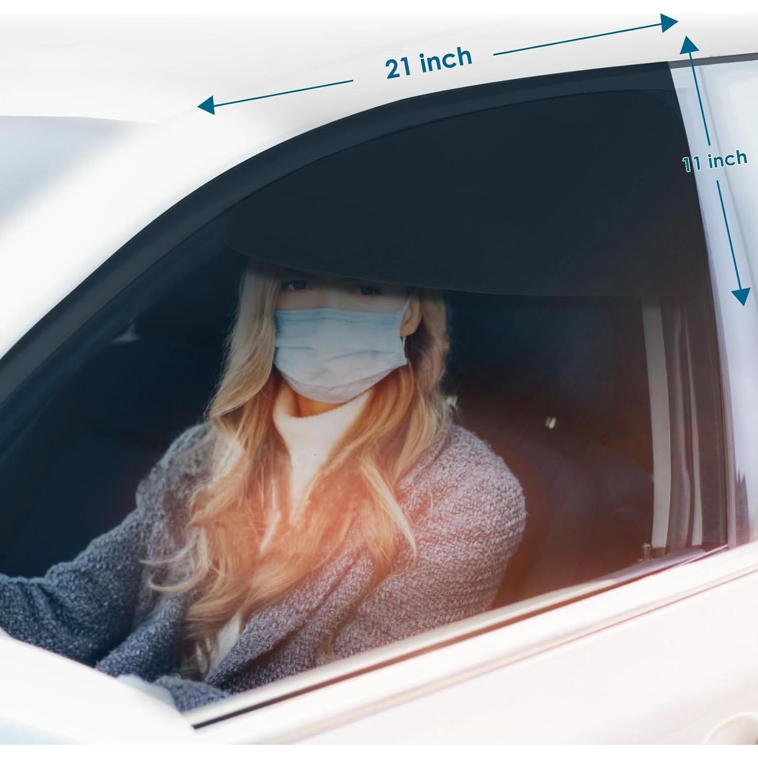 Sombrillas Magnéticas para Ventanas de Coche LSTRAGY 53x28 cm