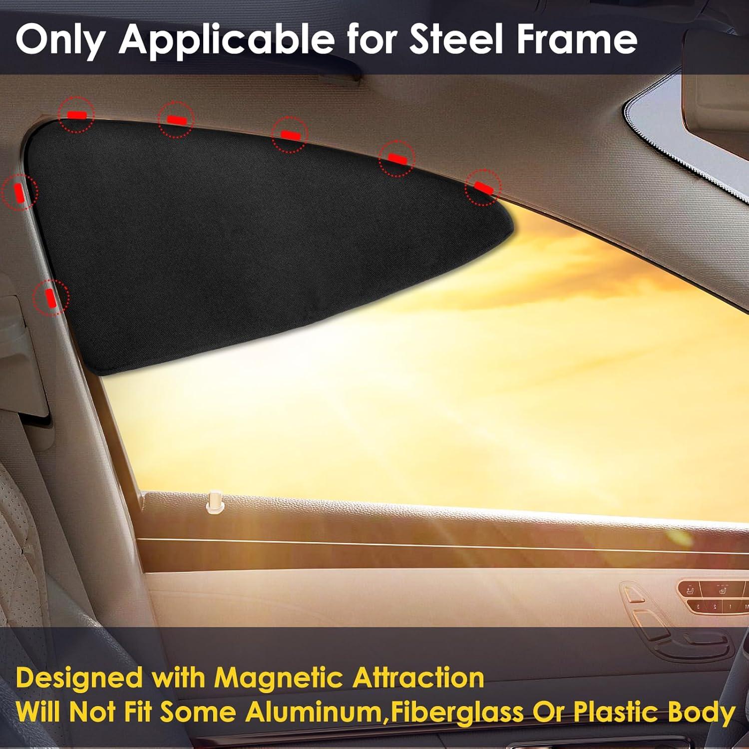 Sombrillas Magnéticas para Ventanas de Coche LSTRAGY 53x28 cm