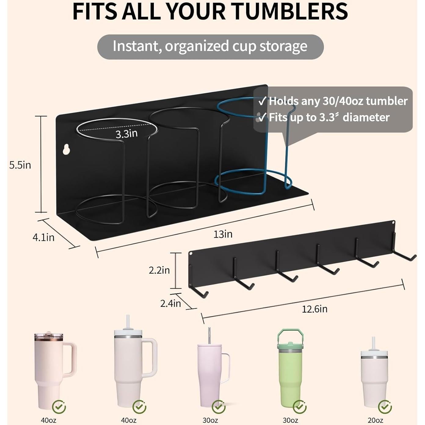 Soporte Magnético para Tazas Oasis Origin - Juego de 2 Piezas