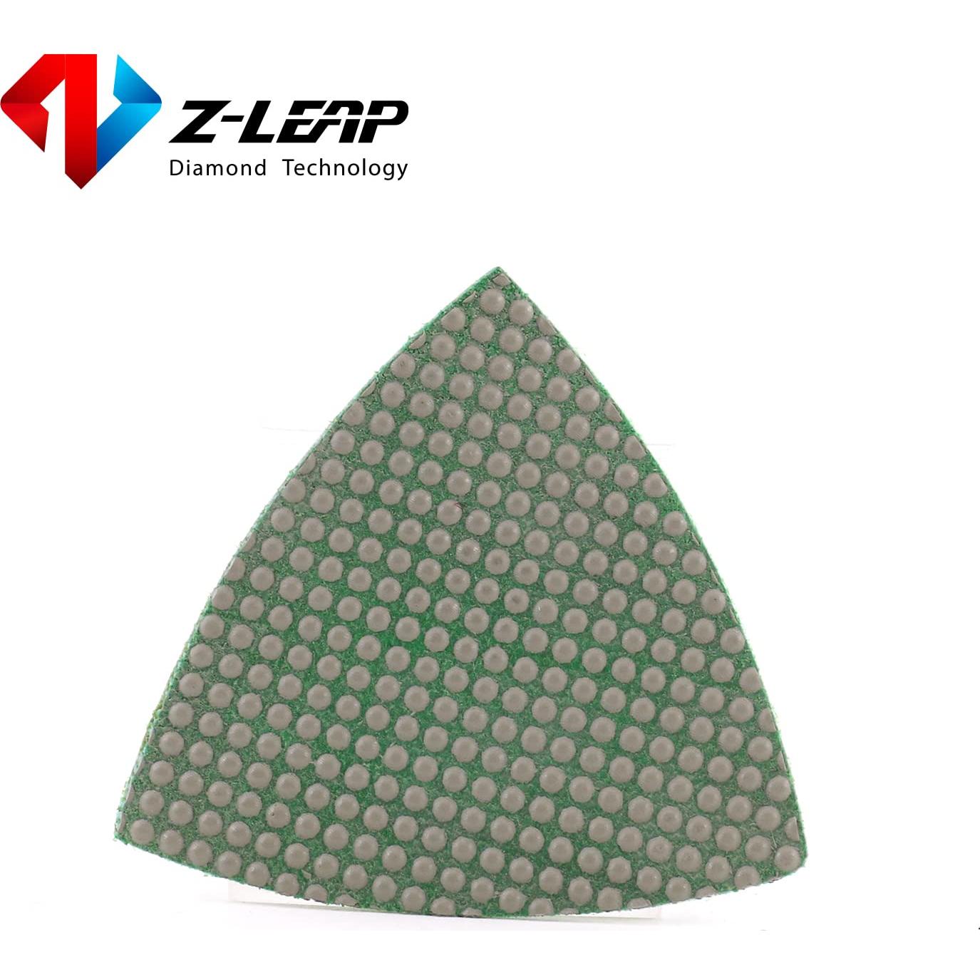 Discos de Lijado Triangulares Z-LEAP 80mm Grano 800 - 2 Pcs
