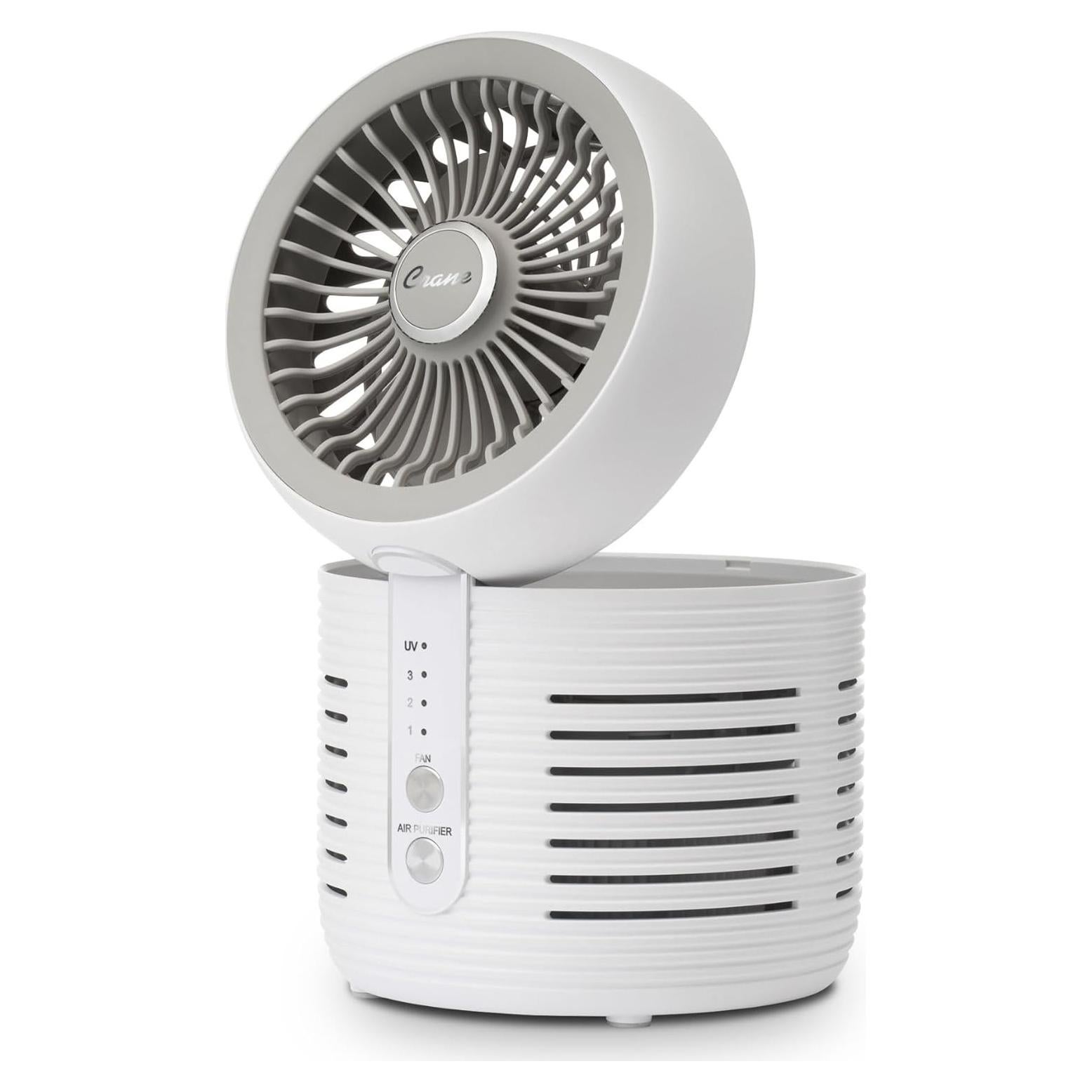 Ventilador Purificador de Aire Crane 2-en-1 HEPA 1.28 kg