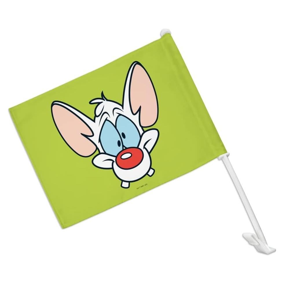 Bandera de Coche Pinky y el Cerebro Graphics & More 36x28cm