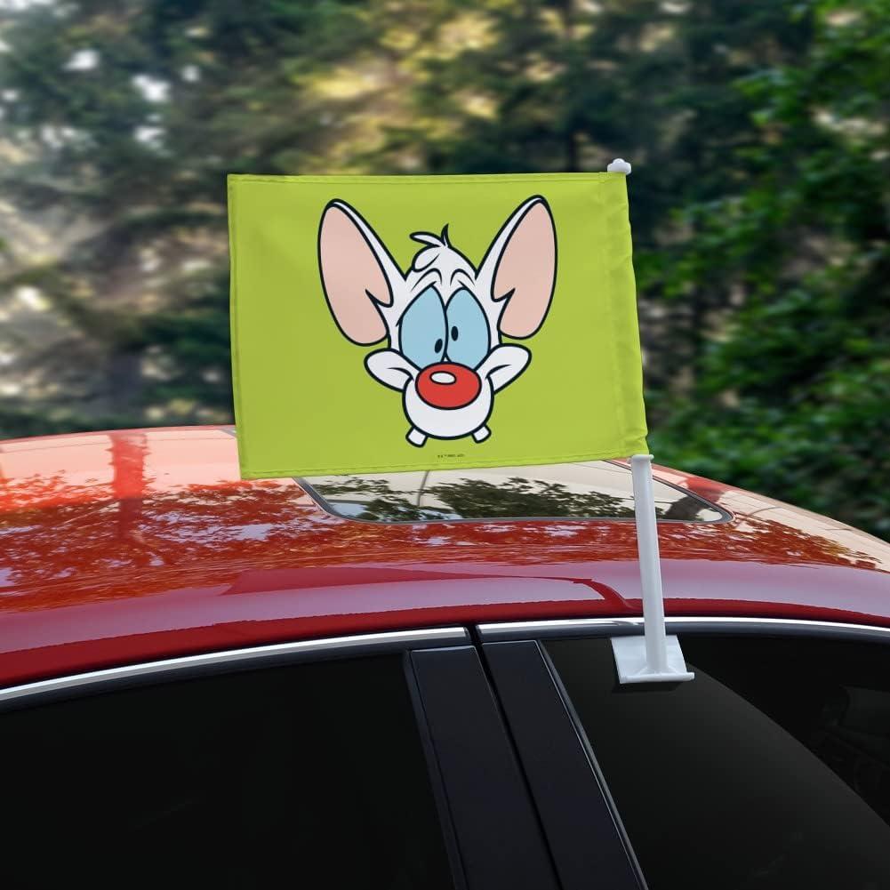 Bandera de Coche Pinky y el Cerebro Graphics & More 36x28cm